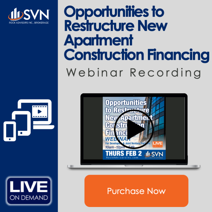 Opportunities to Restructure New Apartment Construction Financing - Online Recording Access